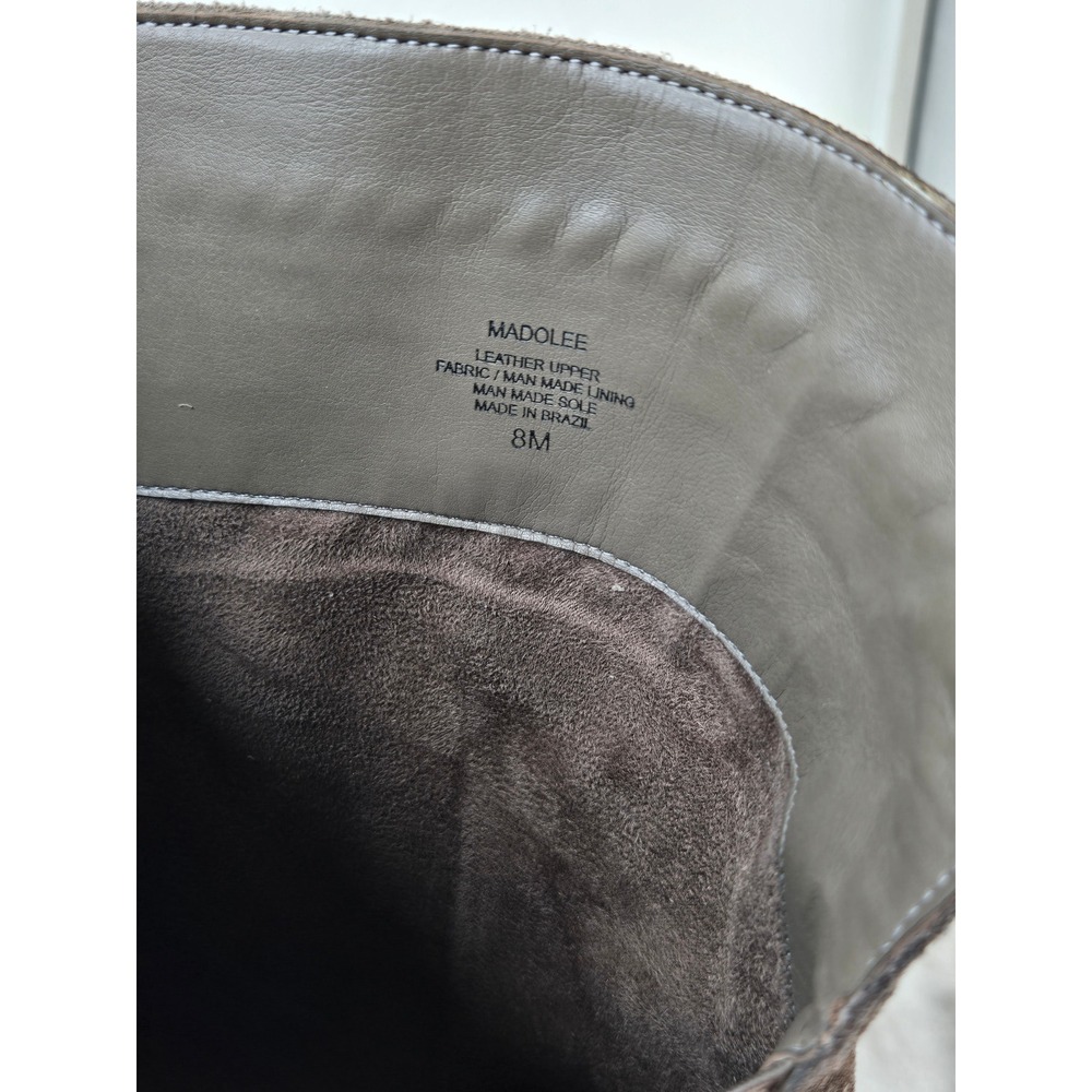 Vince Camuto Over The Knee Block Heel Tall Boots 8 Taupe Suede Fall Western Chic - Picture 9 of 10
